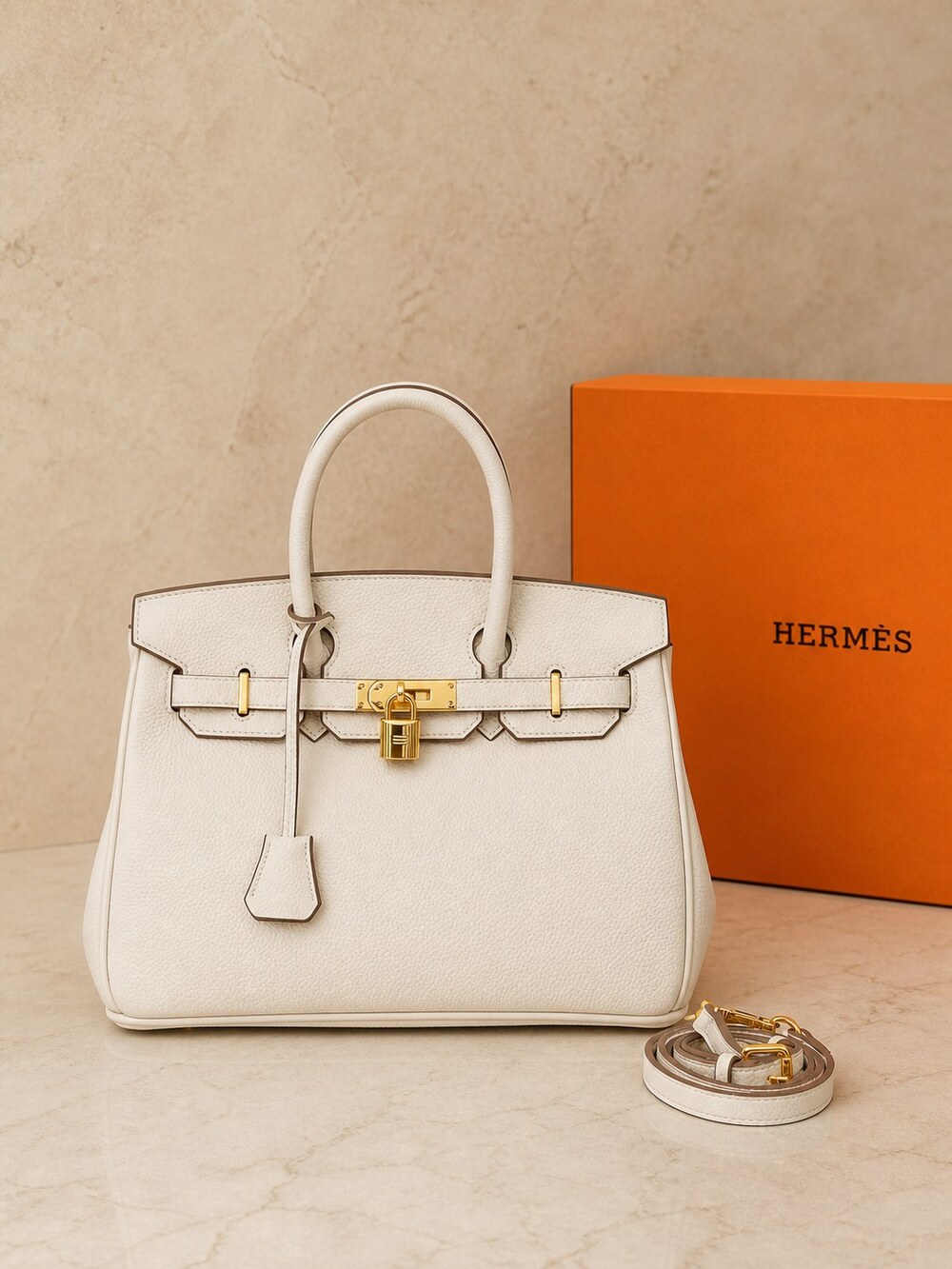 Hermes Birkin 25 Top Handle Handbag